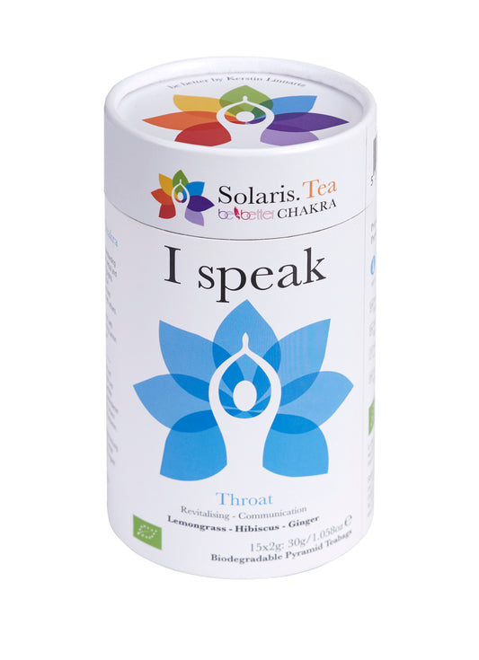 I Speak - Throat Chakra Organic Pyramid Teabags 15x2g