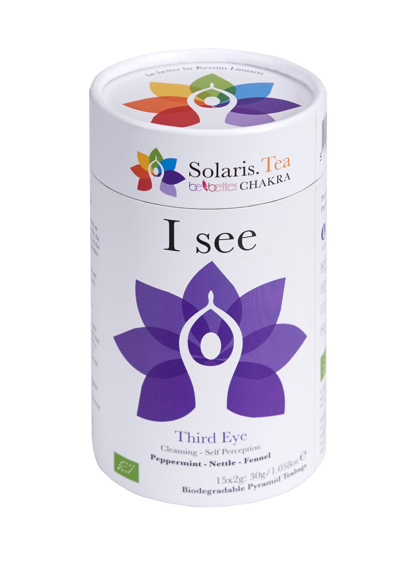 I See - Third Eye Chakra Organic Pyramid Teabags 15x2g